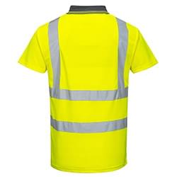 Portwest Hi-Vis Short Sleeves Polo Shirt Yellow