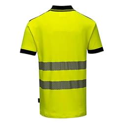 Portwest PW3 Hi-Vis Polo Shirt  Short Sleeves Yellow/Black