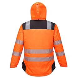 Portwest PW3 Hi-Vis Winter Jacket Orange/Black