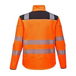 Portwest PW3 Hi-Vis Softshell Jacket Orange/Black