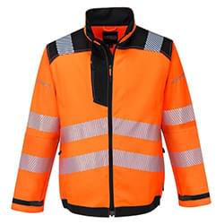 Portwest PW3 Hi-Vis Work Jacket Orange/Black