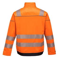 Portwest PW3 Hi-Vis Work Jacket Orange/Black