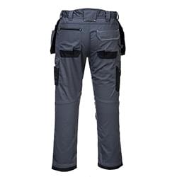 Portwest PW3 Holster Work Trousers Zoom Grey/Black