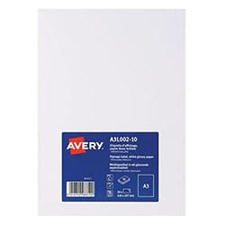 Avery A3L002-10 Premium Display Labels A3 Removable PK10