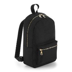 Bagbase Metallic Zip Mini Backpack