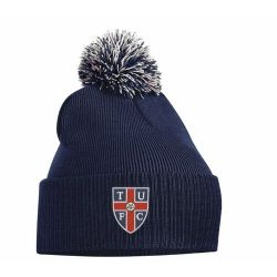 Thorpe United Beechfield Snowstar Beanie French Navy/Light Grey - 