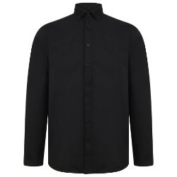 Henbury Modern Long Sleeve Oxford Shirt