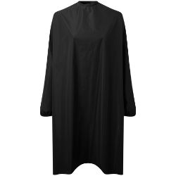Premier Long Sleeve Waterproof Salon Gown Black