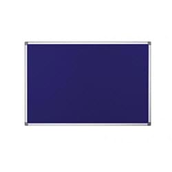 Bi Office Blue Felt Notice Board 2 Sided 900 x 900mm