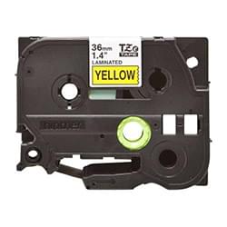 Brother TZE661 Black on Yellow Label Tape 36mmx8m - 