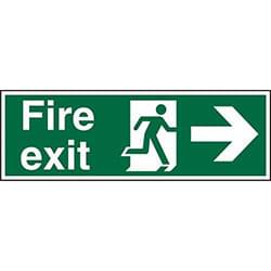 Fire Exit Right Sign - 