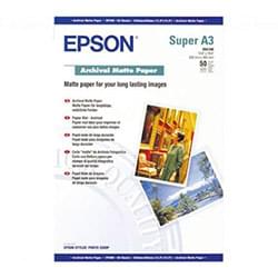 Epson C13S041440 Archival Matte Paper A3Plus 50 Sheets
