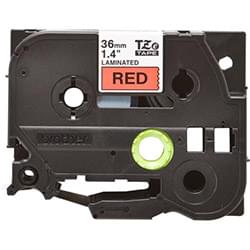 Brother TZE461 Black on Red Label Tape 36mmx8m - 