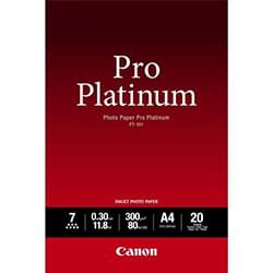 Canon 2768B016 Pro Platinum Photo Paper A4 20 Sheets