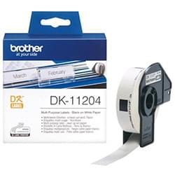 Brother DK11204 Multi Purpose Label Roll 17mmx52mm 400