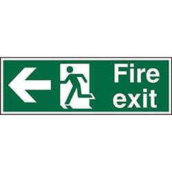 Fire Exit Left Sign - 