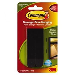 3M Command Large Picture Hanging Strips 17206 PK4