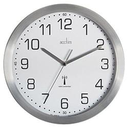 Acctim Mason RC Wall Clock 25cm Aluminium 74337