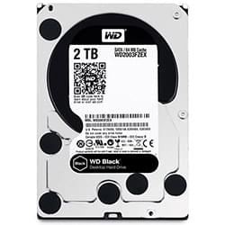 WD Black 2TB 3.5 Inch Desktop Drive - 