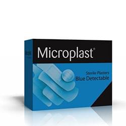 Blue Dot Blue Detectable Assorted Plasters PK100 - 
