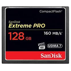 Sandisk 128GB Extreme Pro CF 160MBs - 