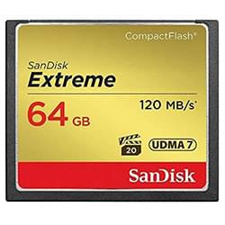 Sandisk Extreme Compact Flash 64GB - 