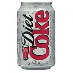 Diet Coca Cola 330ml Cans (Pack 24)
