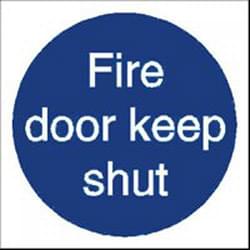 Fire Door Keep Shut Sign - 
