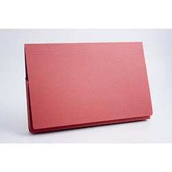 Guildhall 356x254mm Legal Wallet Full Flap Red PK50