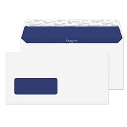 Blake Premium Pure Wallet Envelope DL Peel and Seal Window 120gsm Super White Wove (Pack 500)