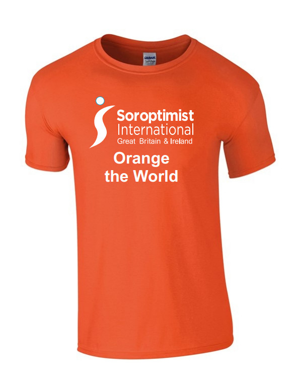 Soroptimist International Orange the World Gildan T-Shirt Orange